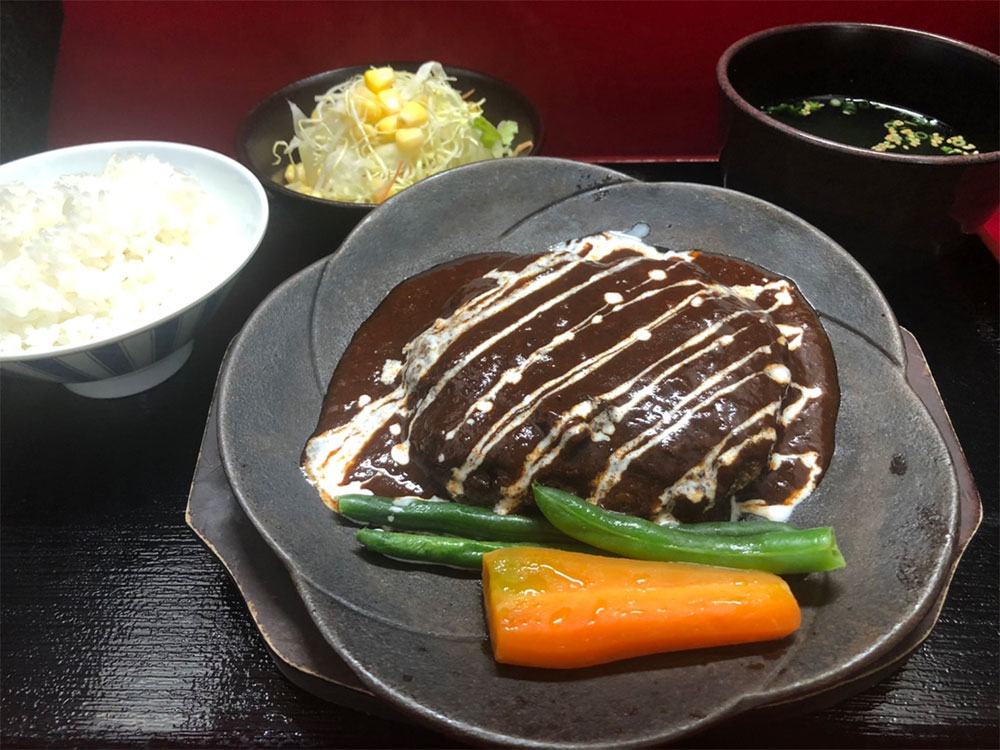 洋風ハンバーグ定食